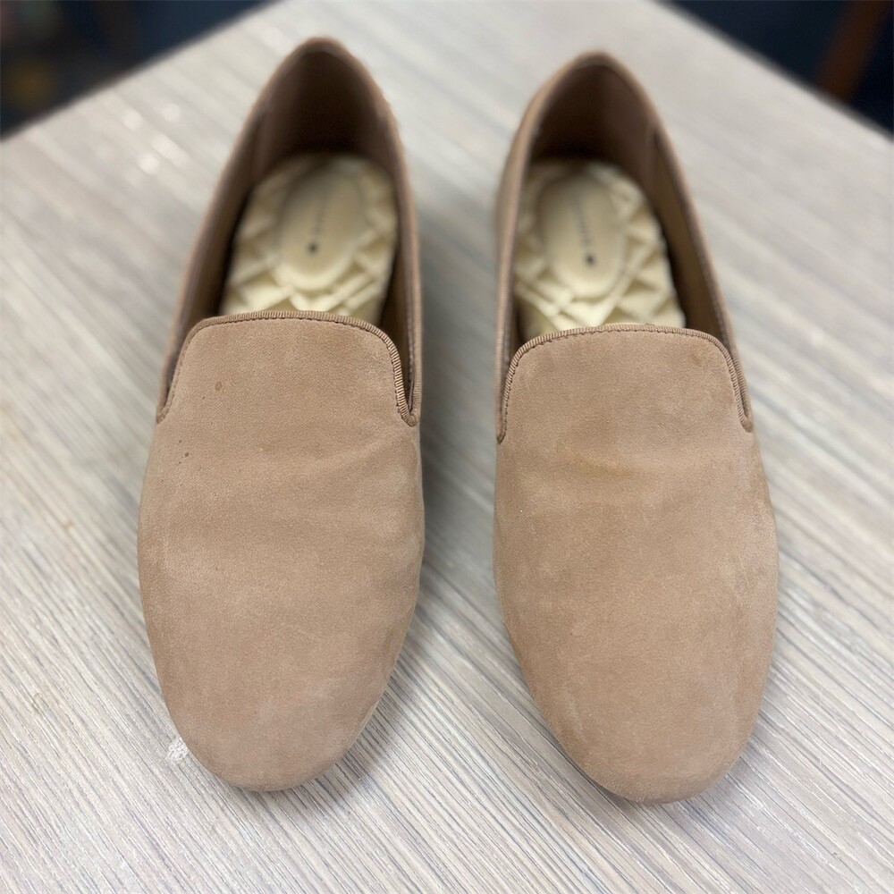 Birdies Starling Loafer Flats Womens 8.5 Beige Slip On Almond Toe